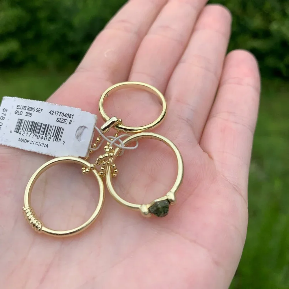 KENDRA SCOTT • Ellms Gold Ring Set* - Picture 4 of 9